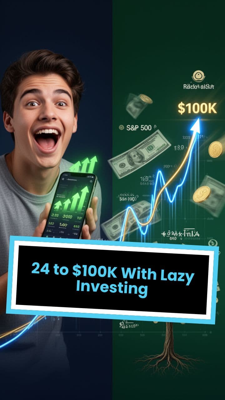 24 to $100K With Lazy Investing