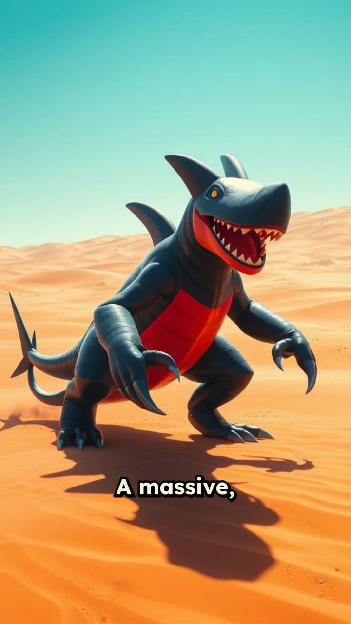 Garchomp in the Desert