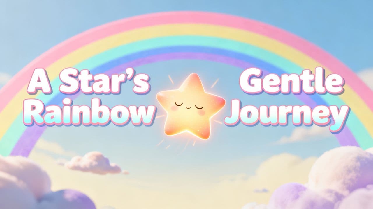 A Star’s Gentle Rainbow Journey