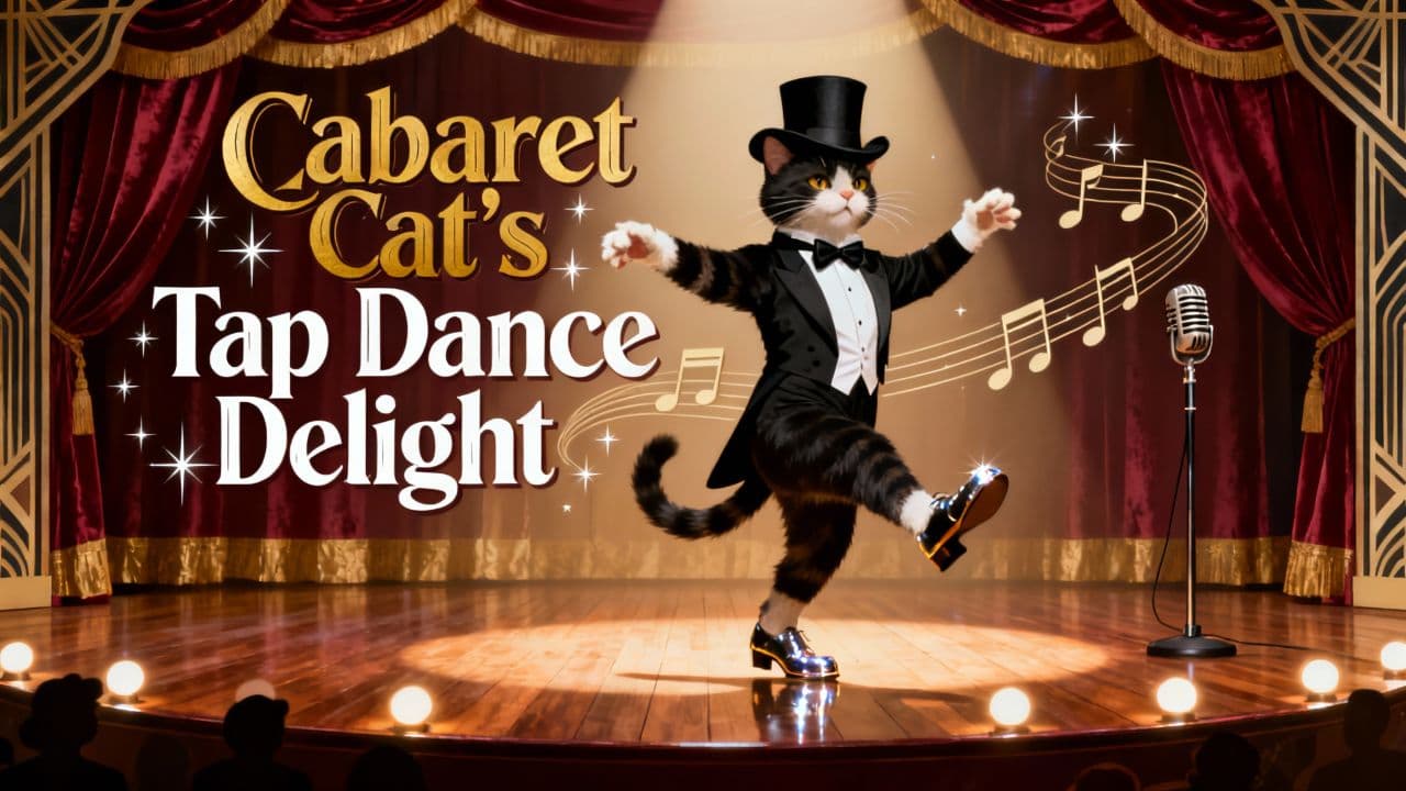 Cabaret Cat's Tap Dance Delight