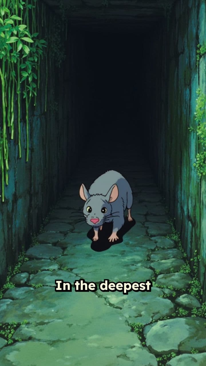 Rat's Sewer Escape: A Shadow's Pursuit