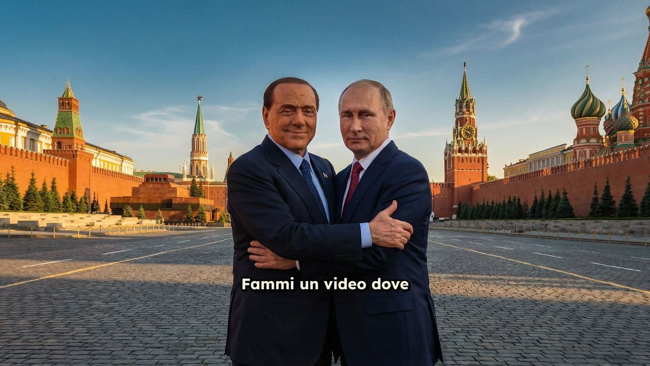 Berlusconi risorge e abbraccia Putin