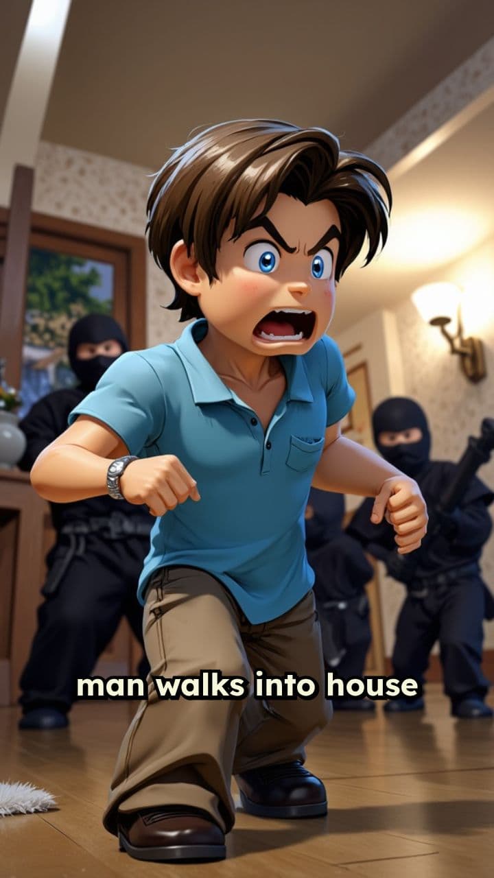 Ninja Ambush in the House