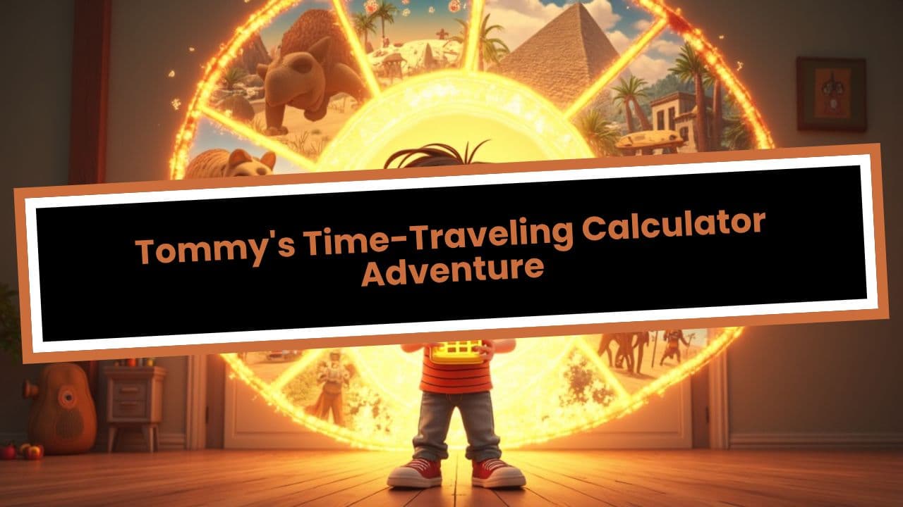 Tommy's Time-Traveling Calculator Adventure