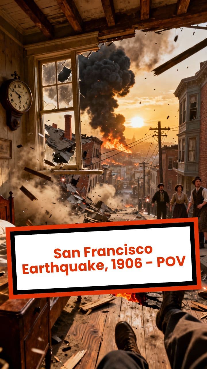 San Francisco Earthquake, 1906 - POV