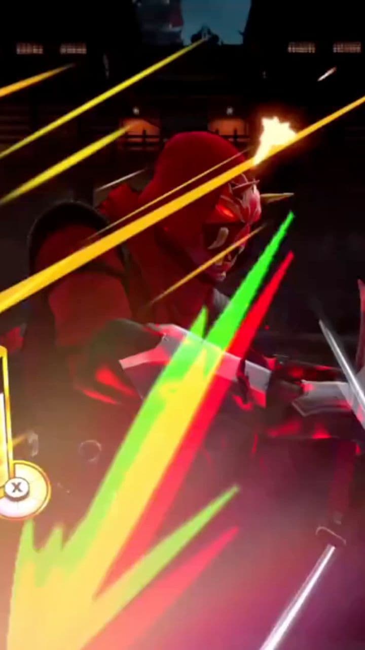 ചുവപ്പ് നിറത്തിലുള്ള നിൻജയുടെ ടീ-ഷർട്ട്