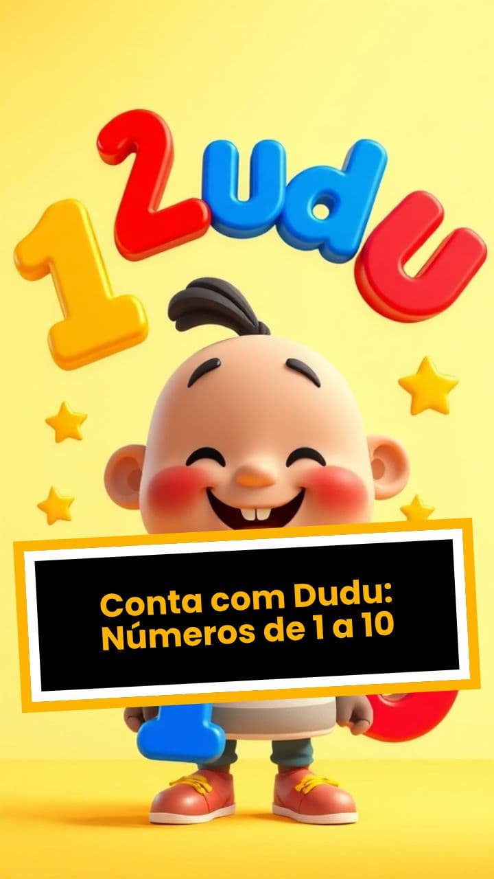 Conta com Dudu: Números de 1 a 10