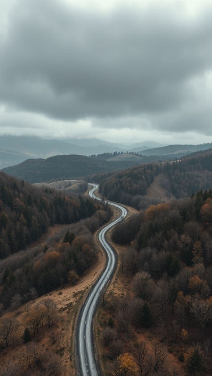 Falling Rain and Reflections