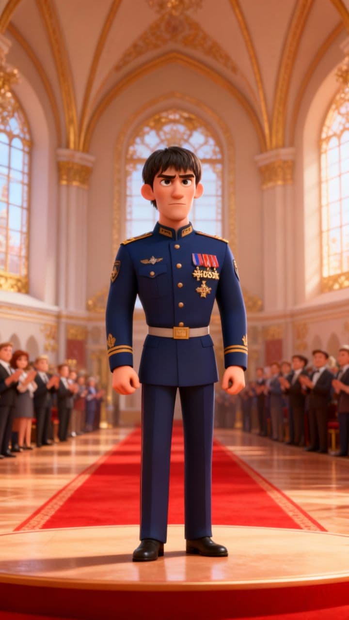 Magomed at Hero of Russia Ceremony