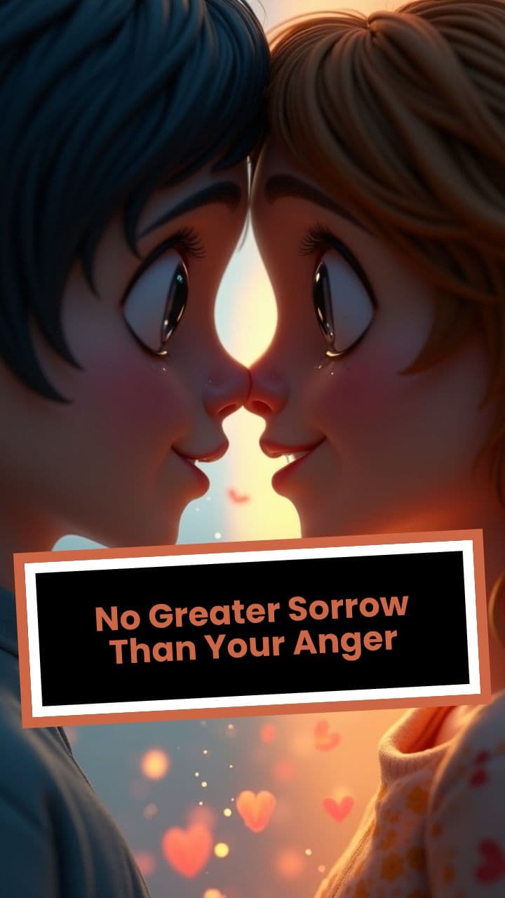 No Greater Sorrow Than Your Anger