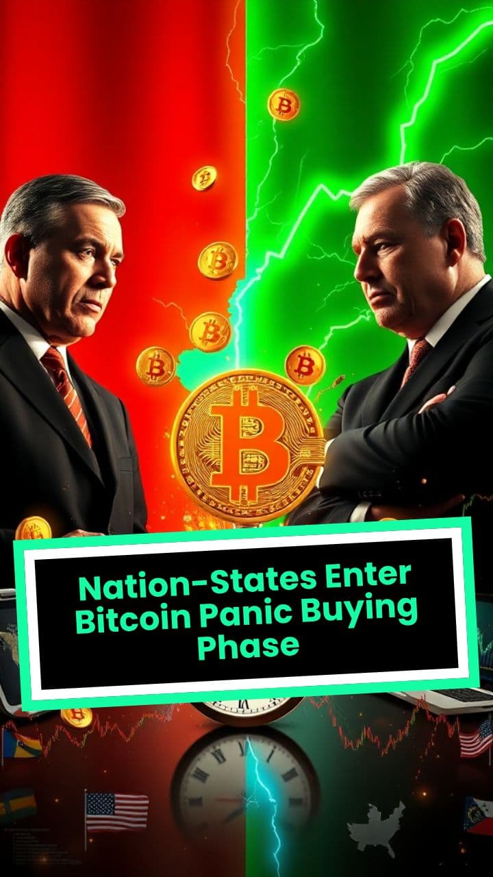 Nation-States Enter Bitcoin Panic Buying Phase