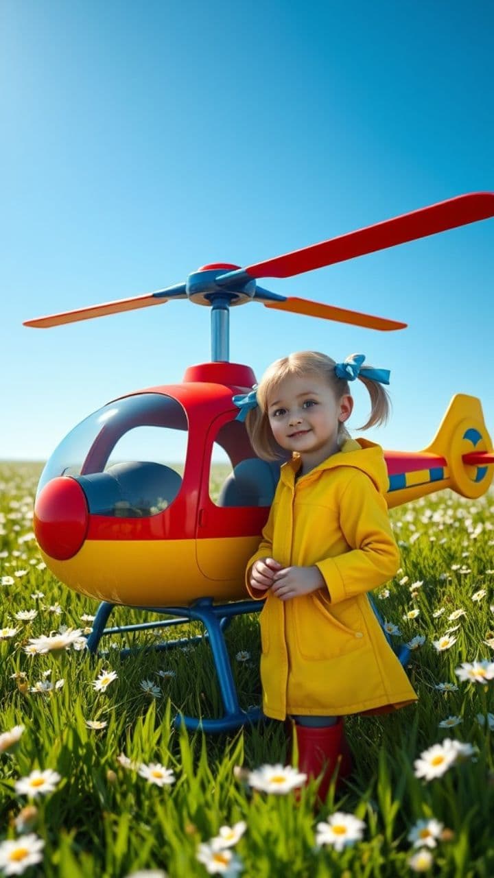 Helikopter, mag ik mee omhoog?