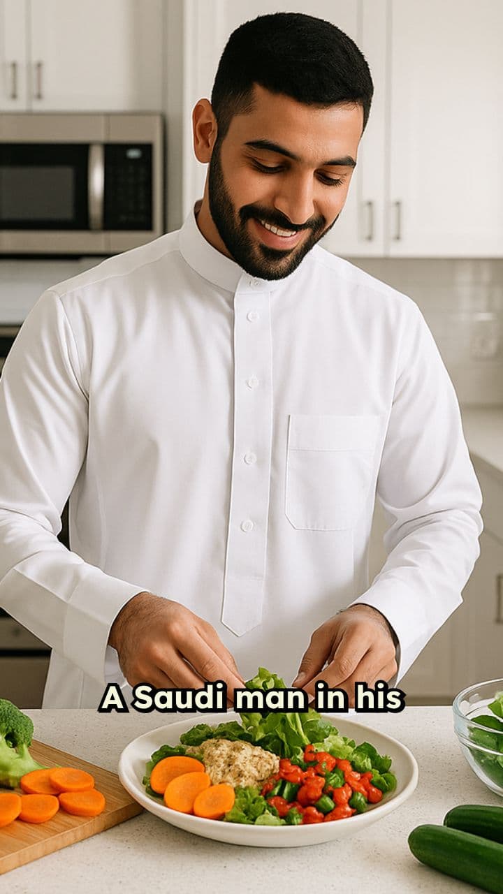 Modern Meal Planning in a Bright Kitchen