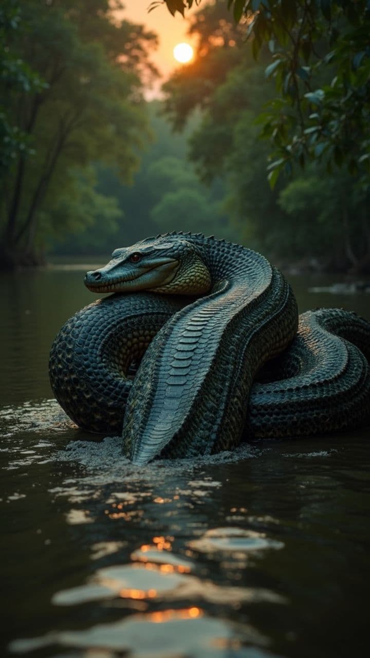Anacondas vs. Crocodiles: Nature's Showdown