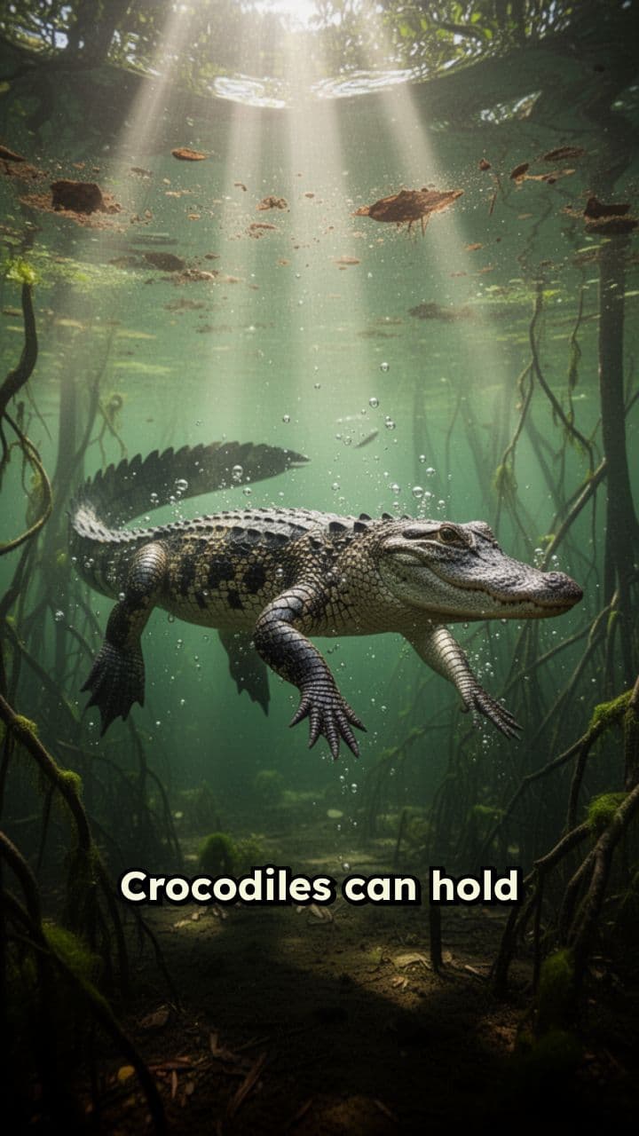 Crocodile Ambush: Stillness and Power