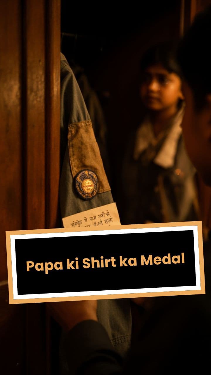 Papa ki Shirt ka Medal