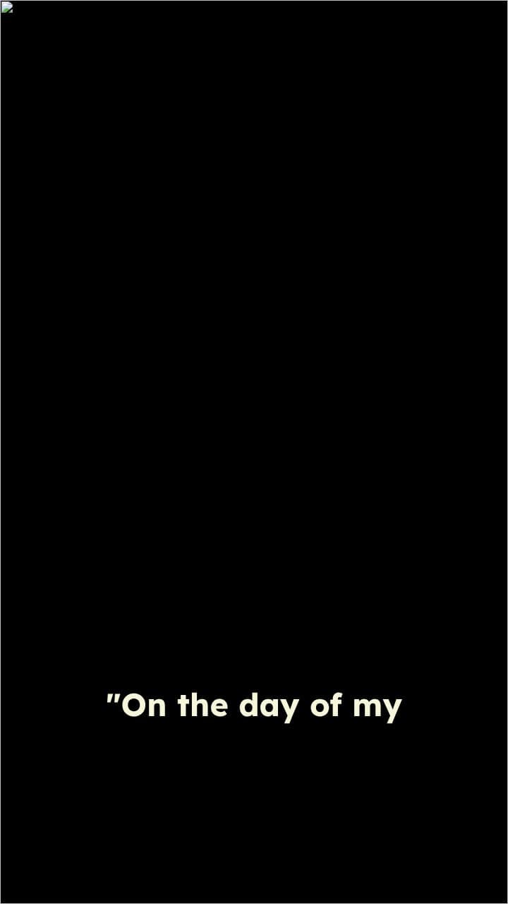 Wedding Day Revelation