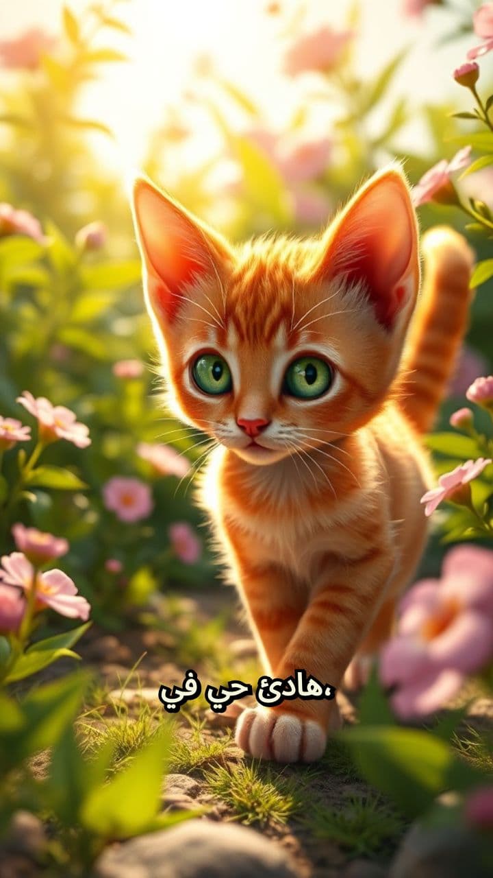 مشمش… القطة الشجاعة!