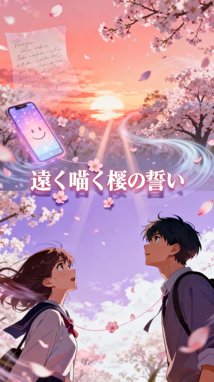 遠く咲く桜の誓い