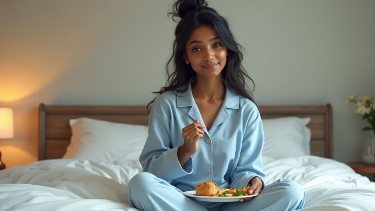 यमराज का रहस्य: बिस्तर पर भोजन करने के खतरे
