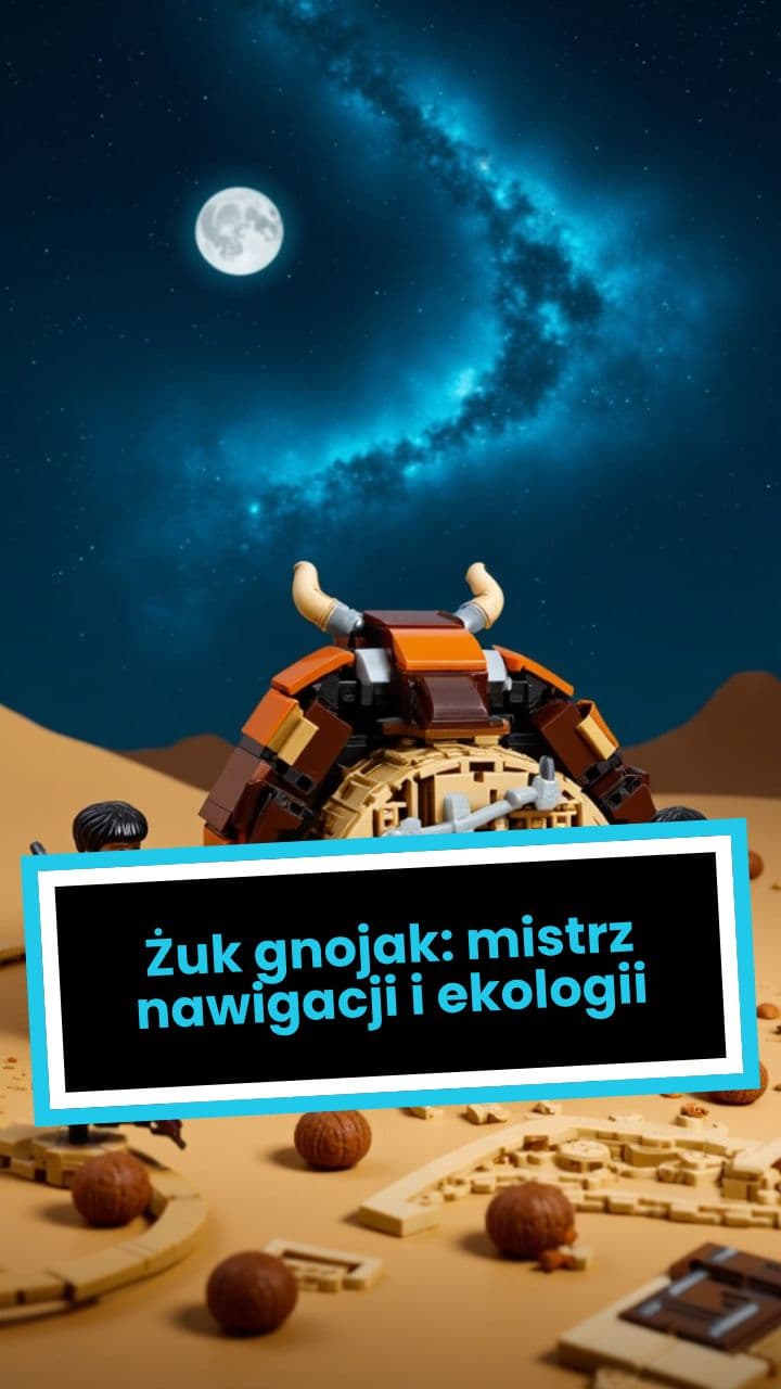 Żuk gnojak: mistrz nawigacji i ekologii