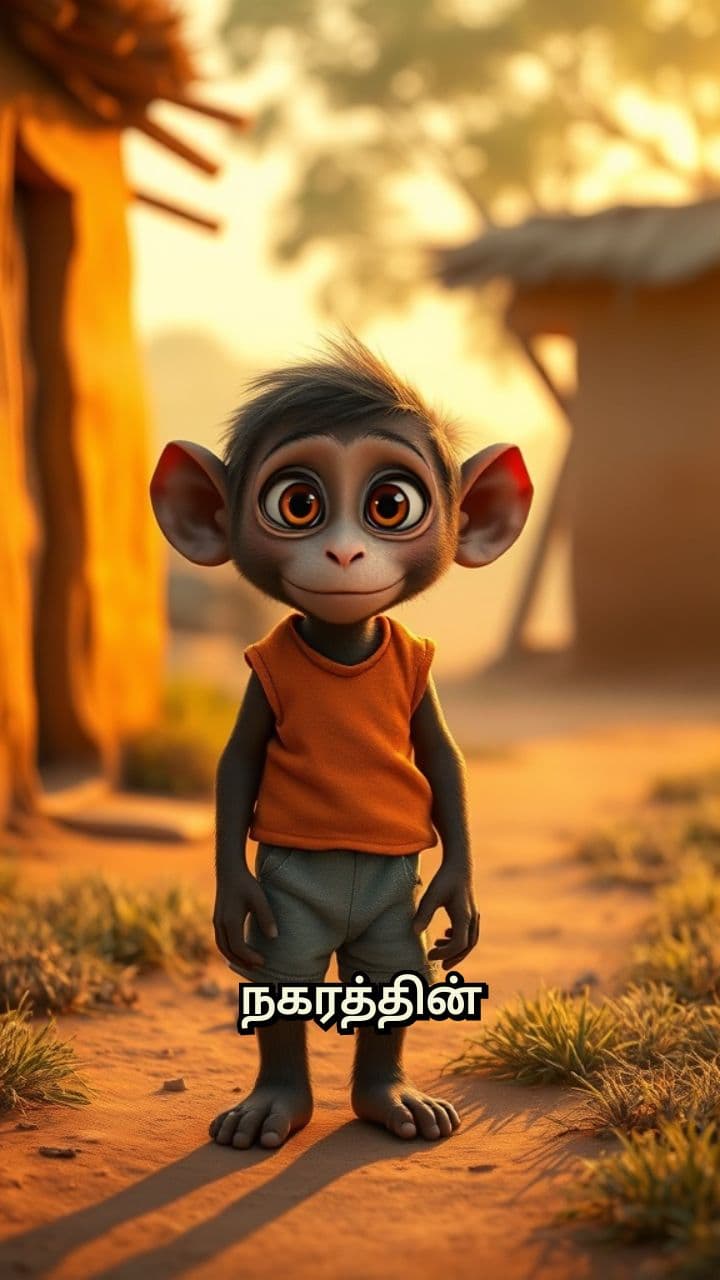 கருணை காப்பாற்றிய சின்ன குரங்கு