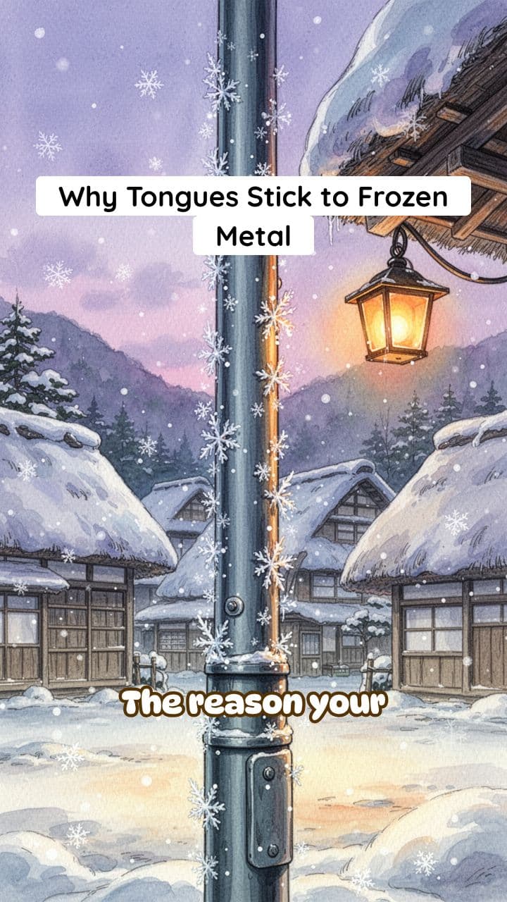 Why Tongues Stick to Frozen Metal