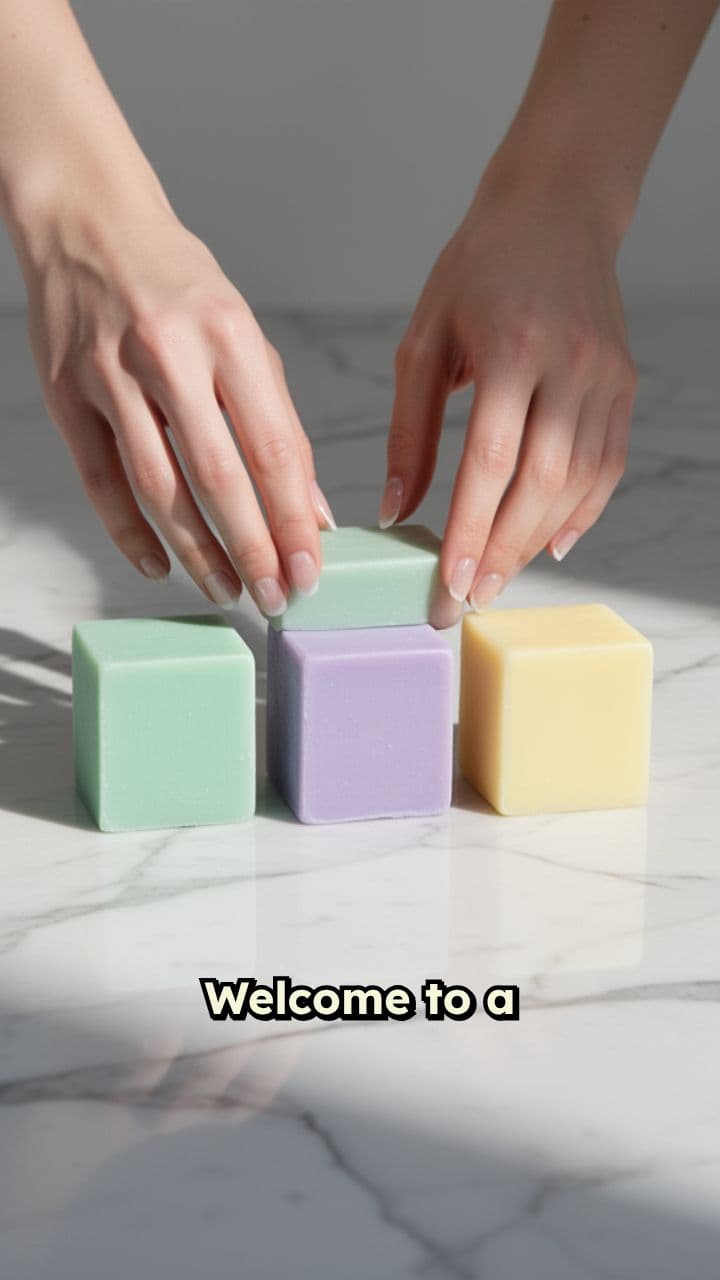 Satisfying Soap Cutting ASMR