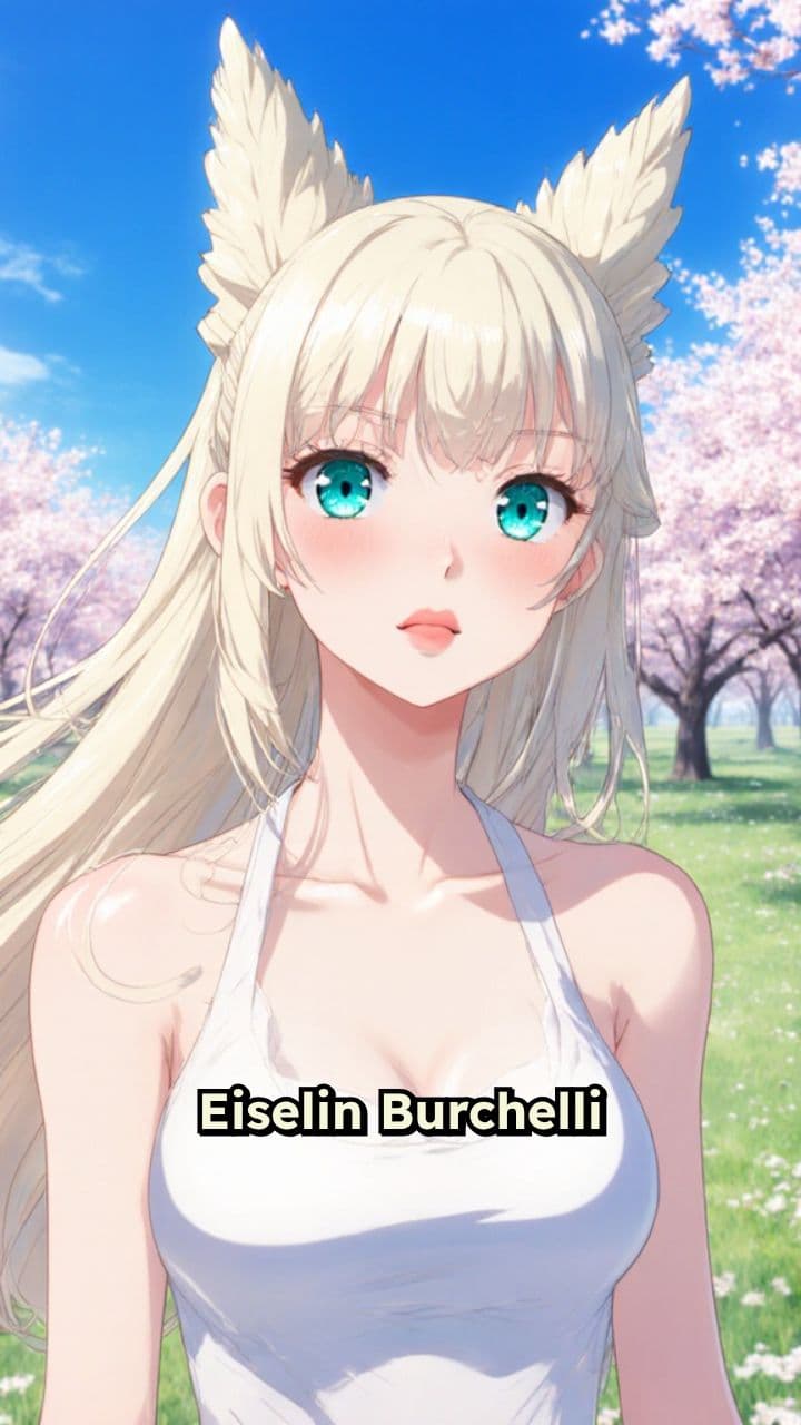 Beach Dance Party in Anime Style