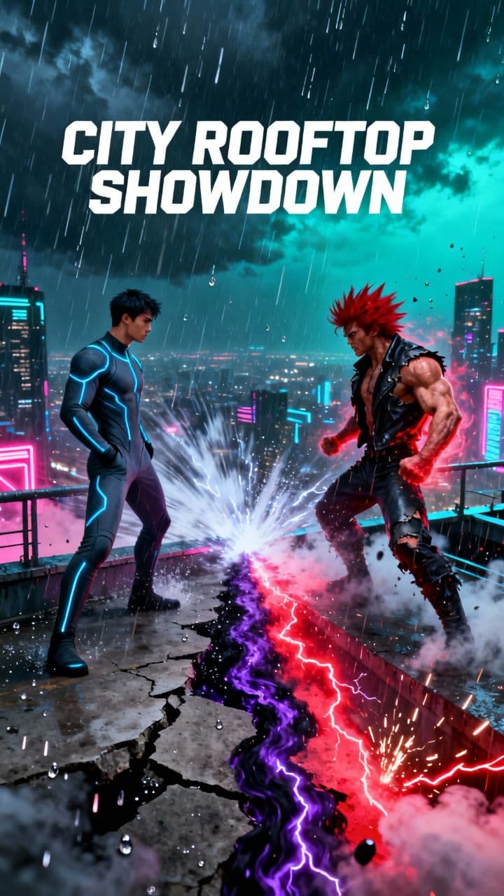 City Rooftop Showdown