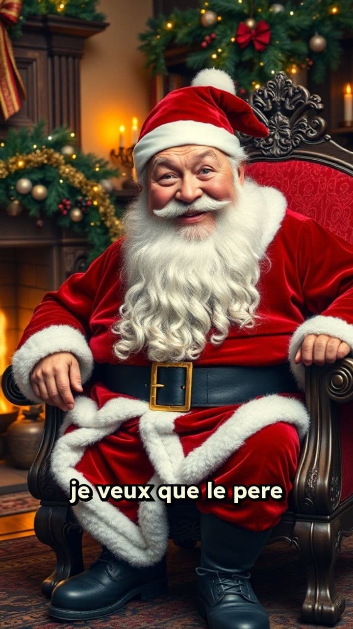 Message du Père Noël à la famille Piet