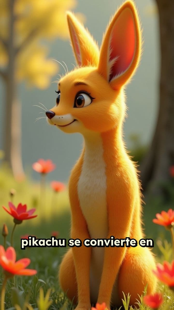 Pikachu como mujer sensual y hermosa