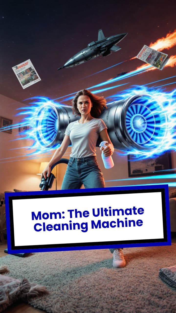 Mom: The Ultimate Cleaning Machine