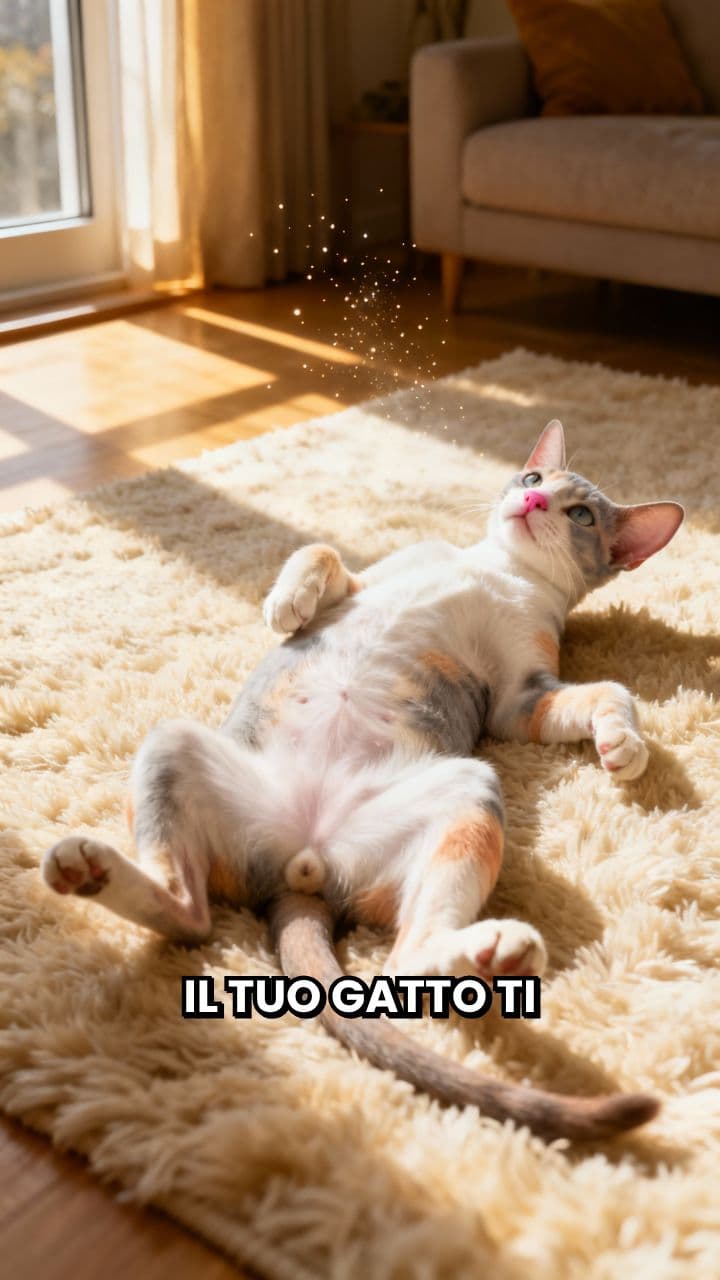 Segni di fiducia del tuo gatto