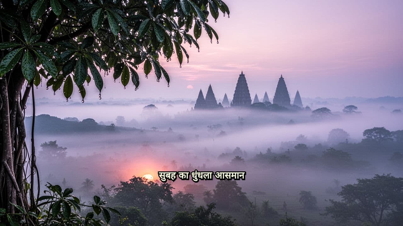 सुबह की मंदिर घंटी