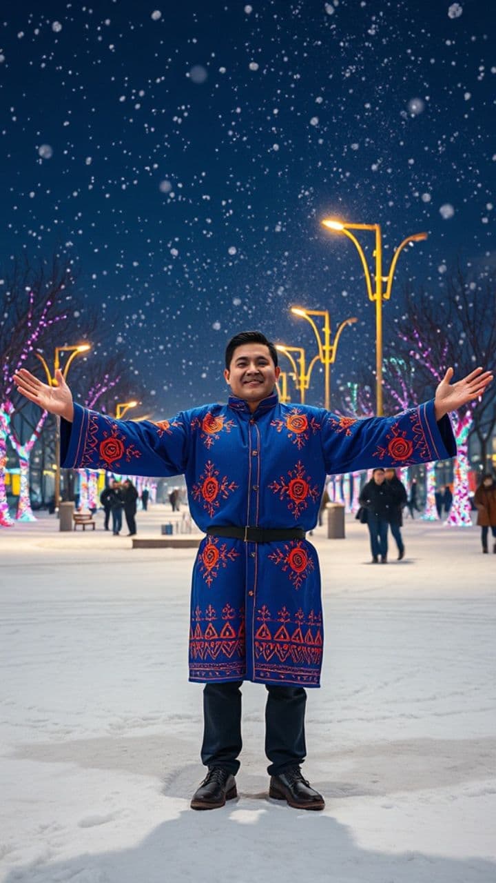 Цасан бүжиг ба шинэ жил