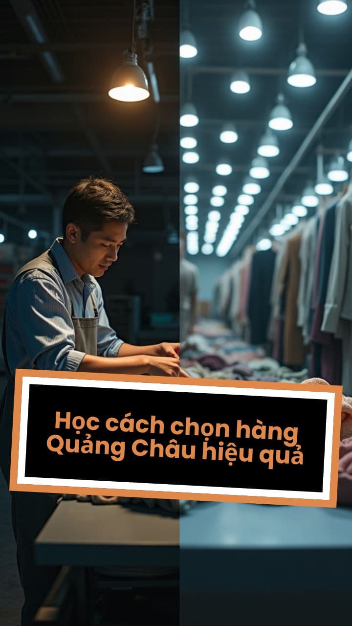 Học cách chọn hàng Quảng Châu hiệu quả