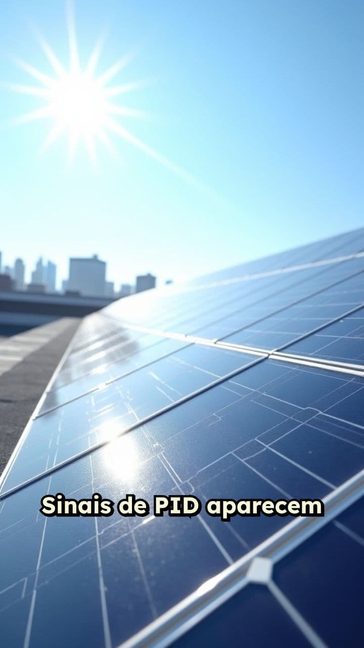Sinais de PID em Sistemas Fotovoltaicos