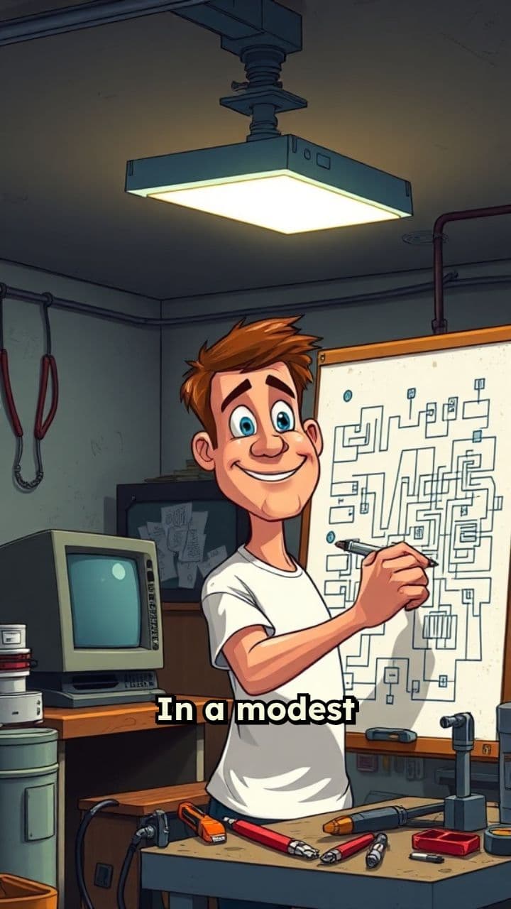 The Growth of NVIDIA: A Retro Cartoon Story