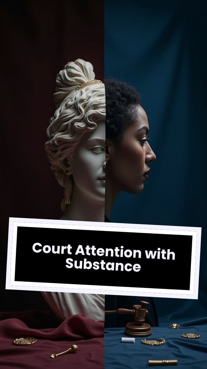 Court Attention with Substance