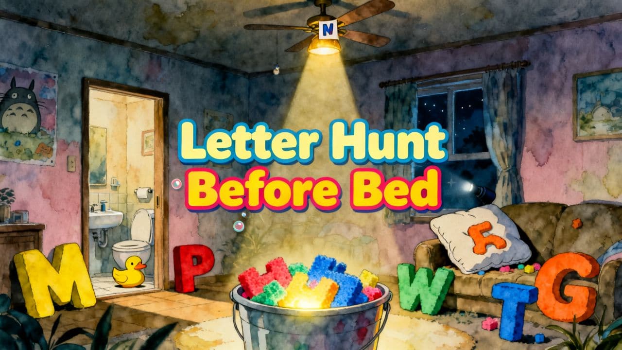 Letter Hunt Before Bed