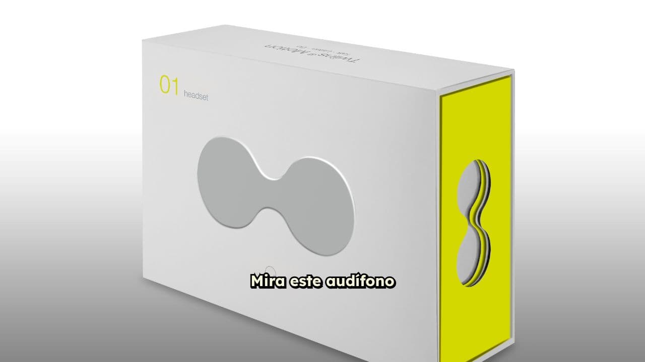 Audífono Futurista con Diseño Funcional