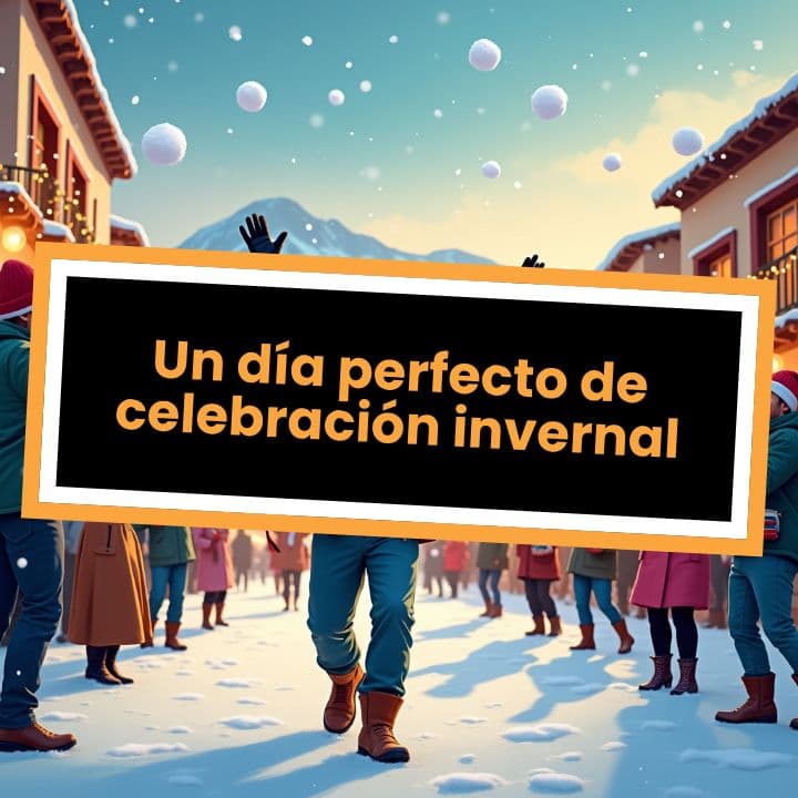 Un día perfecto de celebración invernal
