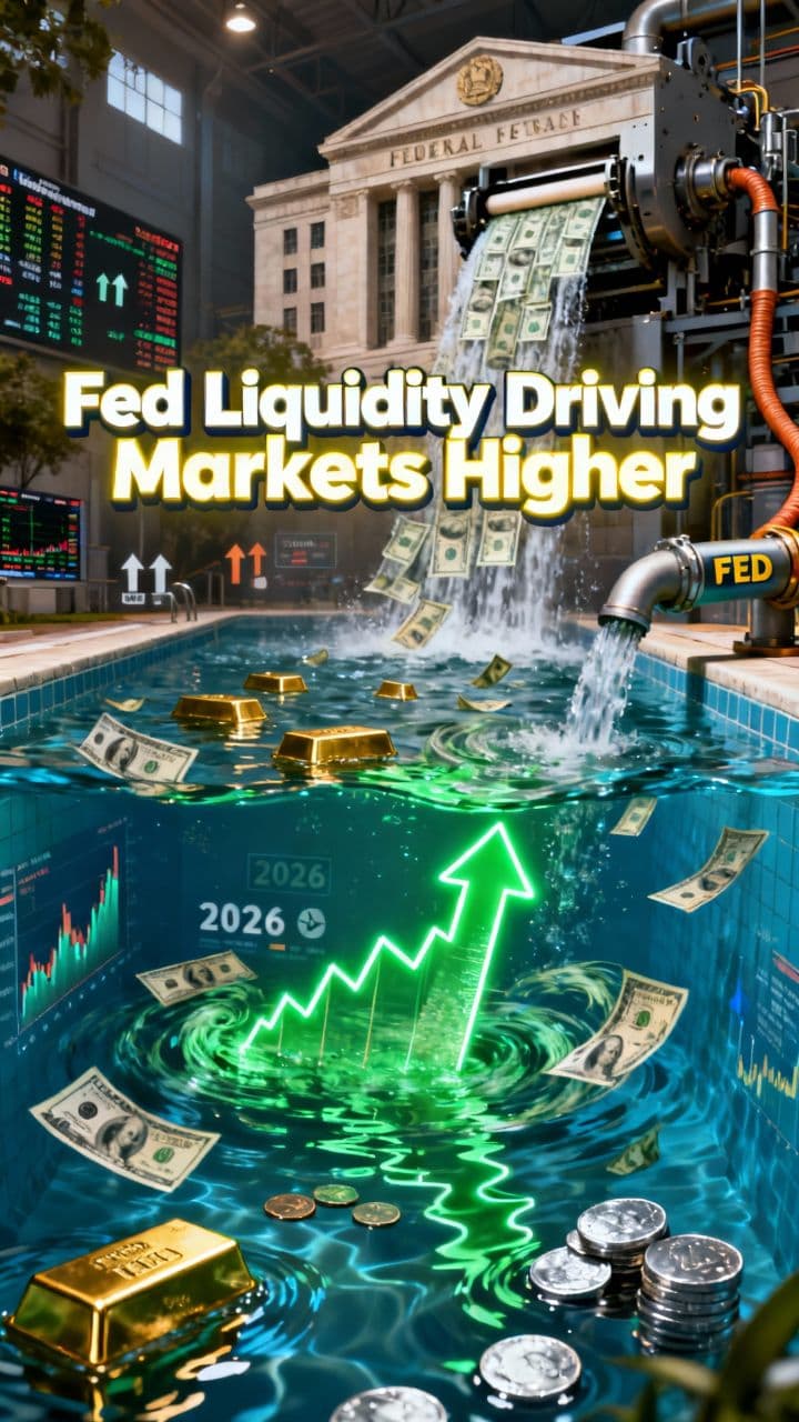 Fed Liquidity Driving Markets Higher