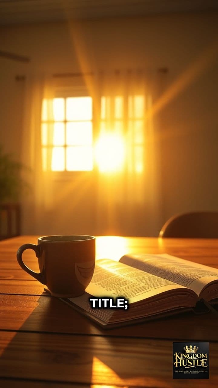 Morning Prayer for Financial Wisdom