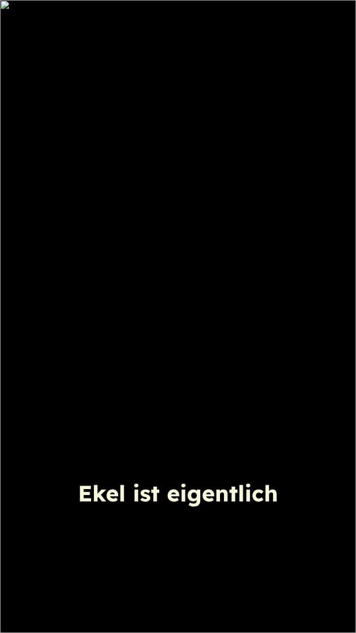 Ekel: Angst und Aggression vereint