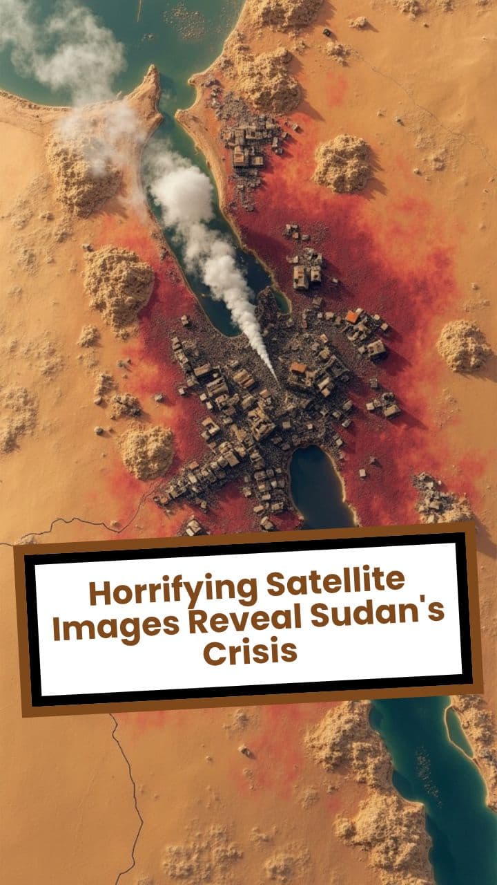 Horrifying Satellite Images Reveal Sudan's Crisis