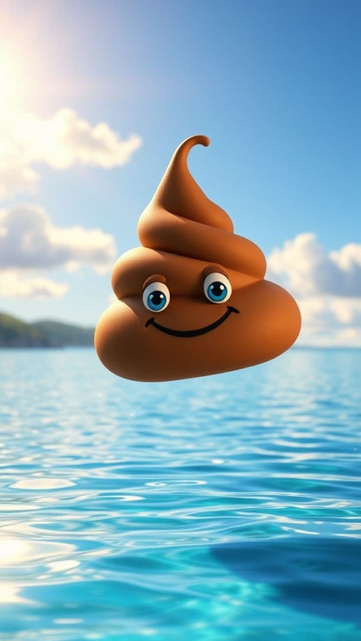 Le caca de Léo à la pêche