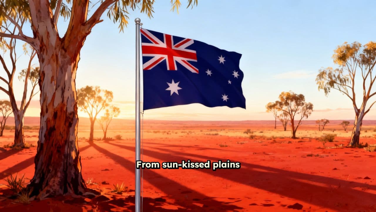 Flags of the Outback: A Global Symphony