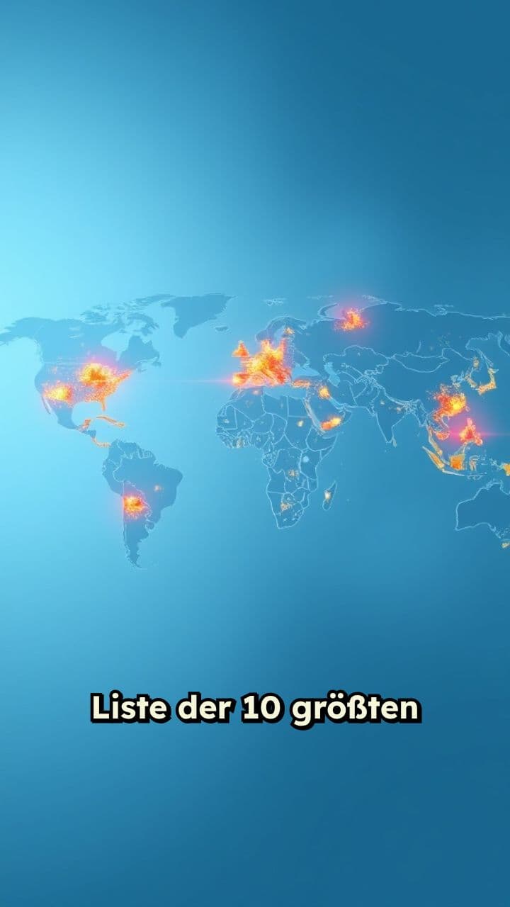 Die 10 größten Megastädte der Welt